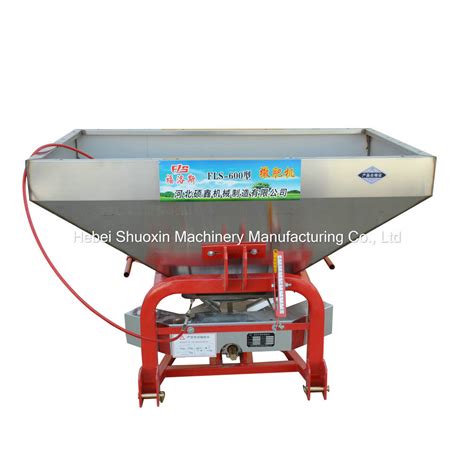 High Efficient Multifunctional Double Disc 3 Point Hitch Speed Adjust 201 Steel Hopperfertilizer