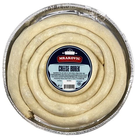 Large Cheese Burek (Round,Frozen) 2.3kg – Mrakovic Meat & Deli