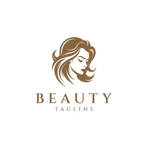 Ilustración De Vector De Diseño De Logotipo De Belleza Vector Premium