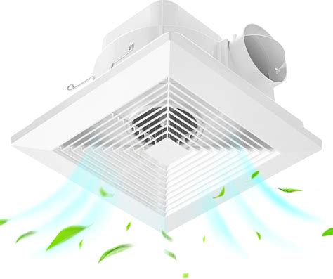 Amazon Hon Guan Bathroom Exhaust Fan Quiet Square Bathroom Vent