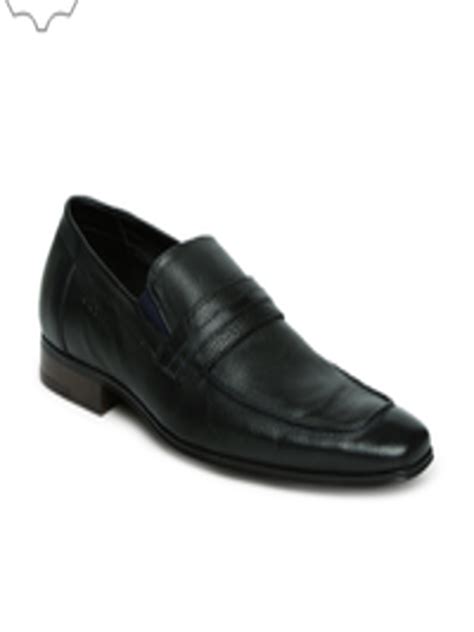 Buy Ruosh Work Men Black Leather Semiformal Slip Ons Formal Shoes For Men 2035846 Myntra