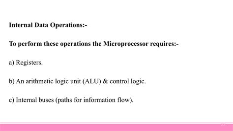 Microprocessor Architecture And Its Operations Ppt