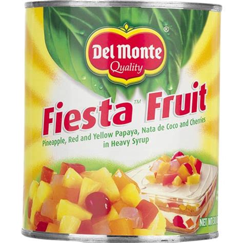 Del Monte Fiesta Fruit Cocktail Heavy Syrup 30 Oz Sukli Filipino Grocery Online Usa