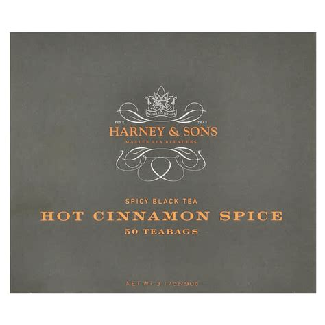 Harney Sons Spicy Black Tea Hot Cinnamon Spice Tea Bags Oz G