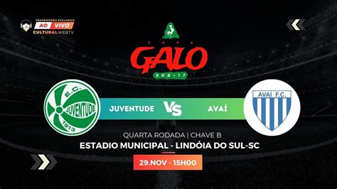 COPA GALO SUB 17 JUVENTUDE vs AVAÍ YouTube