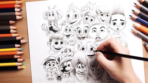 Cartoon Character Hand Drawing Background Images, HD Pictures and Wallpaper For Free Download ...