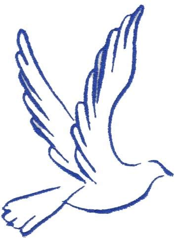 Free Outline Of A Dove, Download Free Outline Of A Dove png images ...