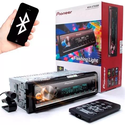 Som Automotivo Pioneer Mvhx7000br Media Receiver Bluetooth Shopee Brasil