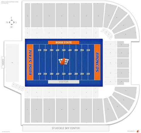 Broncos Seating Chart With Rows