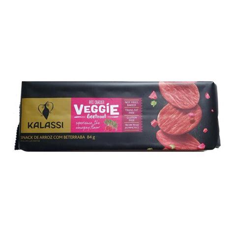 Snack Kalassi Rice Crackers Veggie G Beetroot Bellavia Jardim Nico