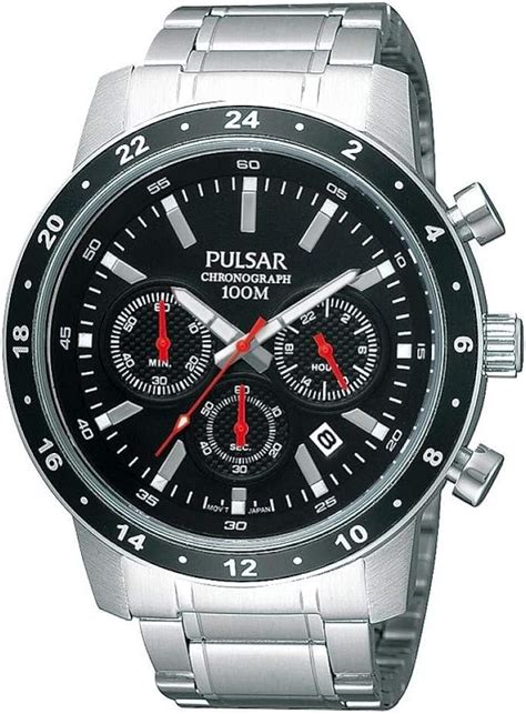 Pulsar Uhren Herren Armbanduhr Xl Sport Chronograph Quarz Edelstahl