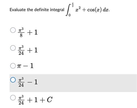 Answered Evaluate The Definite Integral 꽁 1 라 Bartleby