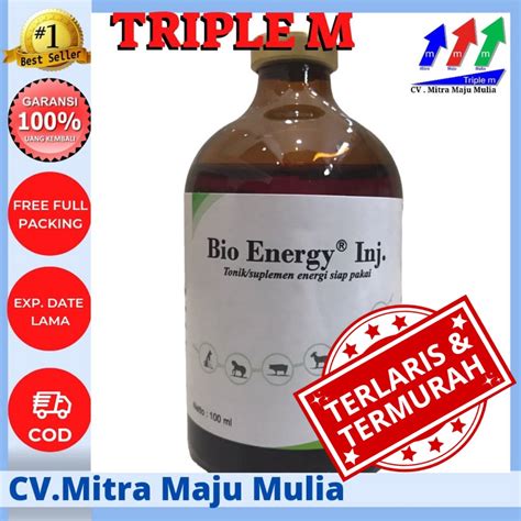 Jual Bio Energy 100 Ml Triple M Sumber Atp Energi Untuk Hewan Ternak