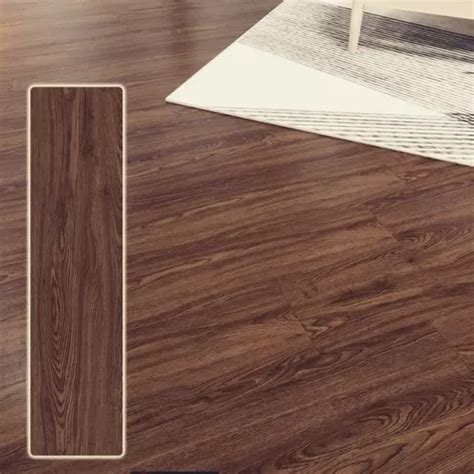 Piso Vinilico Liston Autodhesivo Madera Oscura Textura 2mm En Venta En