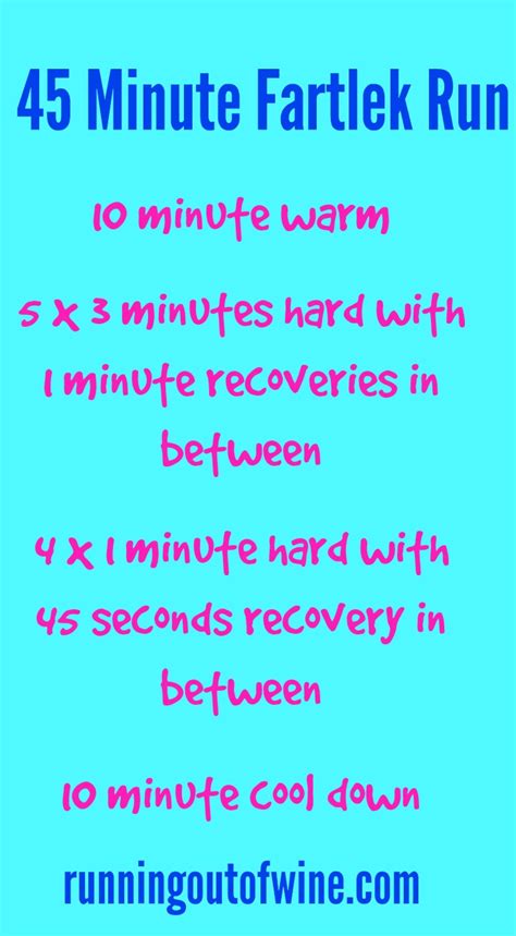 45 minute fartlek run • Mile By Mile