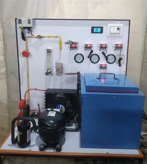 Single Phase 15 Vapor Compression Refrigeration Test Rig AC 240V