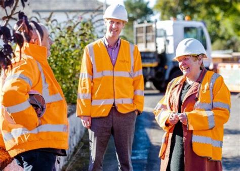 Highland Council Leader Tours CityFibres Future Proofing Works In