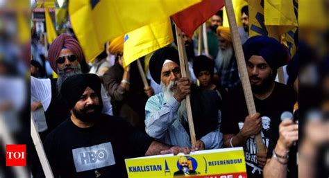 Khalistan Supporters Stage Protests Against Indian Government Over Nijjar Murder In Toronto