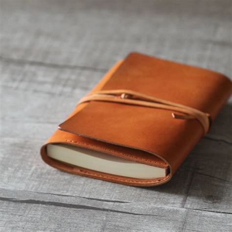 Caramel Brown Handmade Refillable Leather Journal Notebook Etsy