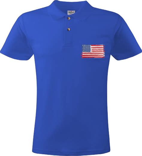 The American Flag Polo T Shirt New Desing Dtg Print Logo Etsy