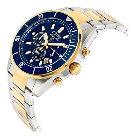 Reloj Bulova Marine Star Chrono B Hombre Agente Oficial En Venta