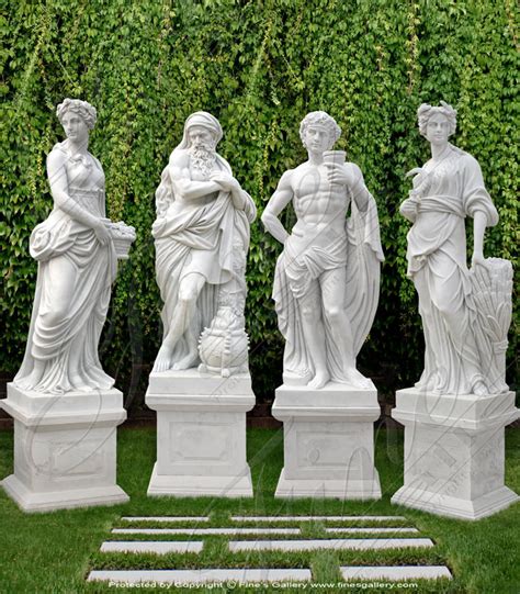 Marble Statues Four Seasons Marble Statue Set MS 671 Fine S