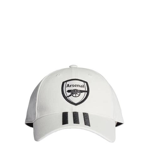 Buy Adidas Mens Afc Arsenal Baseball Cap Cloth White Black