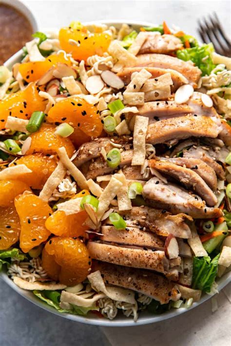 Chinese Chicken Salad With Mandarin Oranges Modern Crumb