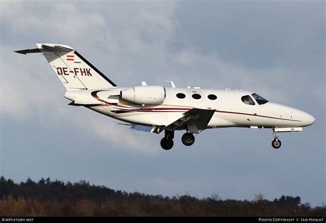 Aircraft Photo Of Oe Fhk Cessna Citation Mustang Airhistory Net