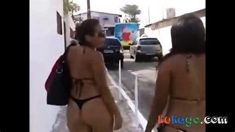 2 Great Latin Milfs Thong Bikini Asses