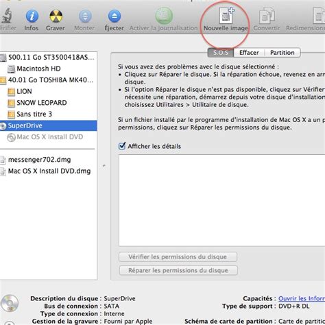 Créer un disque dur bootable sur mac esimport