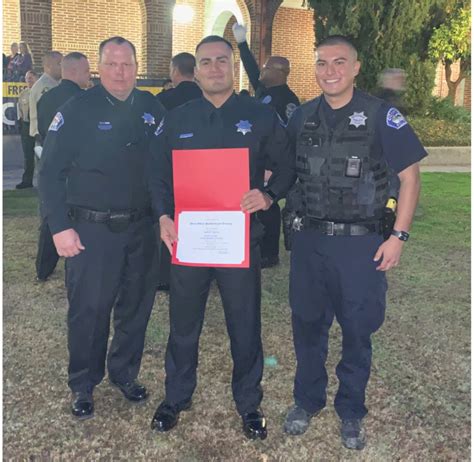 Meza Completes Police Academy Coalinga Press