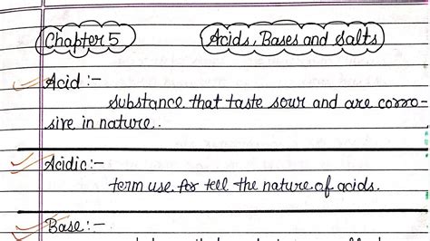 NCERT CBSE Class 7 Science Chapter 5 Acids Bases Salt Keywords