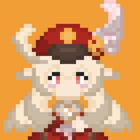 Pixel Art Klee Genshinimpact