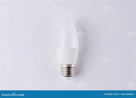 Light Bulb Isolated on White Stock Image - Image of luminosity ...