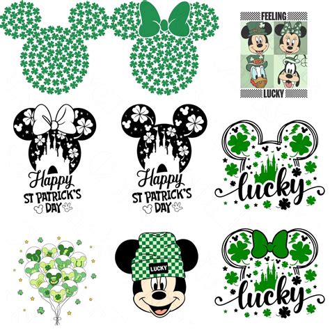 disney st patrick day png bundle happy st patricks day png