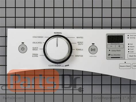 Wpw10750477 Whirlpool Washer Control Panel Parts Dr