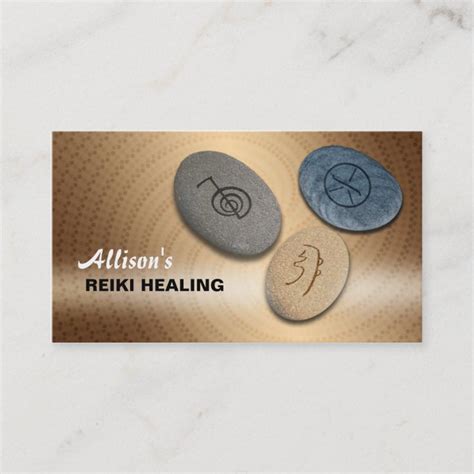 Reiki business cards | Zazzle