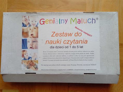 Genialny Maluch Zestaw Do Nauki Czytania Dla Dzieci Od Roku Wroc Aw