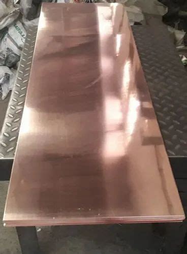 Rectangular Copper Sheets For Industrial Thickness Mm To Mm At