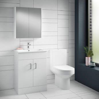 Nuie Harmony Toilet and Basin Bathroom Suite | PMPKTS32 | Modern