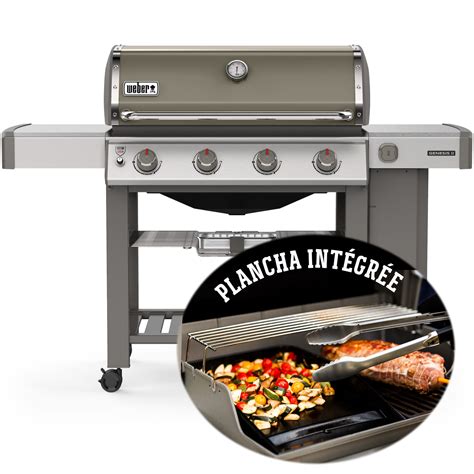 WEBER Genesis II E 410 GBS Plancha Smoke Grey Gas Grill Pas Cher