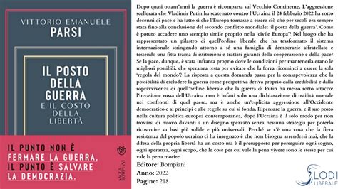 Il posto della guerra e il costo della libertà Il punto non è fermare