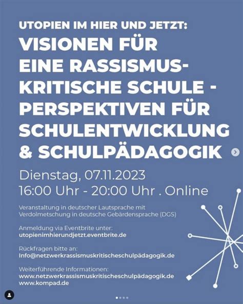 UTOPIEN IM HIER UND JETZT VISIONEN FÜR EINE RASSISMUS KRITISCHE