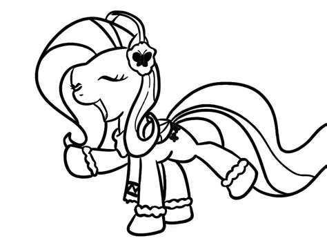 Blank My Little Pony Coloring Pages at GetDrawings | Free download