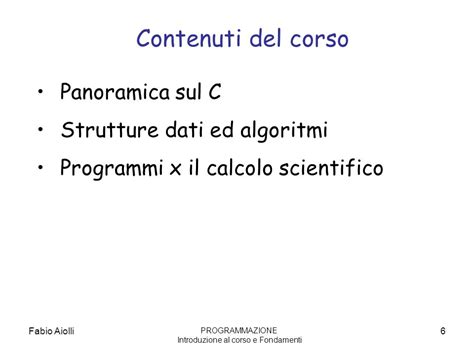 Docente Fabio Aiolli Web Docenti Laboratorio Ppt Scaricare