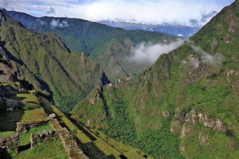 Lookiing In The Other Direction At Machu Picchu Photograph By David Toy