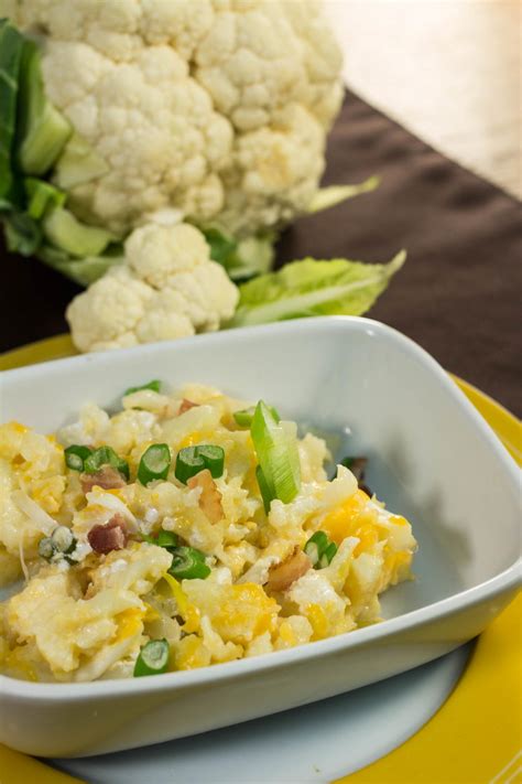 Low Carb Loaded Cauliflower Casserole