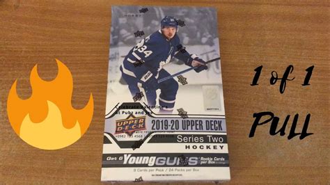 2019 20 Upper Deck Series 2 Hockey Hobby Box Break Youtube