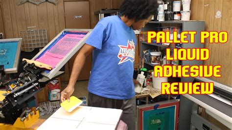 Screen Printing Pallet Adhesive Review Tshirtchick Youtube